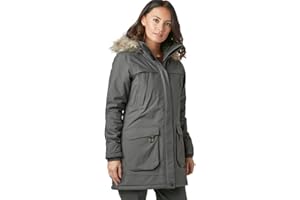 Peter Storm Women’s Paloma Waterproof Parka Jacket with Faux Fur Lined Hood and 4 Pockets, Waterproof, Insulated & Adjustable Winter Coat, Walking, Hiking & Outdoor Recreation, 5000mm HH