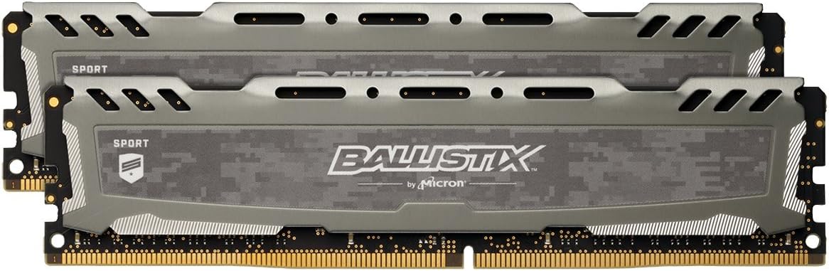 Ballistix BLS2K16G4D26BFSB 32 GB Kit (16 GB x 2) DDR4 2666 MT/s (PC4-21300) CL16 DR x 8 Unbuffered DIMM 288-Pin Memory