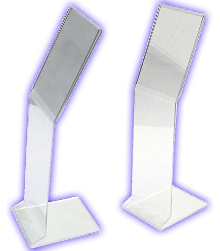 Acrylglas-Aufsteller Z-Form Für DIN A4 Hochformat – 80 Cm Hoch, 6 Mm Stark, Ideal Für Messen & Eingangsbereiche