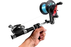 ‎THKFISH THKFISH Schnurspulgerät Mit Aufspulgerät für Angelschnur Aufspulen Schnurspulstation Schnurzähler Angelschnur Aufspulhilfe Angeln Spooler Winder