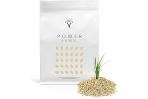 MOOWY Power Lawn Semi per Prato a Crescita Rapida 100 m² - Sementi Super Resistenti e Durevoli di Qualità Superiore con Rivestimento Biostimolante per una Germinazione superiore del 38%