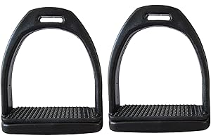MOVKZACV Safety Stirrups,2Pcs Horse Riding Stirrups,Lightweight Wide Track Equestrian Stirrups Treads with Non-slip Rubber Pad,Equestrian Supplies for Childen/Adults(90 x 96 mm,for Childen)