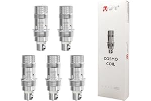 Originale VAPTIO COSMO Coil 1.6ohm (MTL) Resistenza C1 Evaporatori 10W-15W,confezione da 5 pezzi,No Liquido No Nicotina(bobina 1.6ohm)