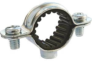 SOMATHERM FOR YOU, Collier isophonique simple Ø16 mm en acier nickelé - Sachet de 5 pièces - Réduction des bruits et vibrations pour tubes rigides - Fixation durable et efficace