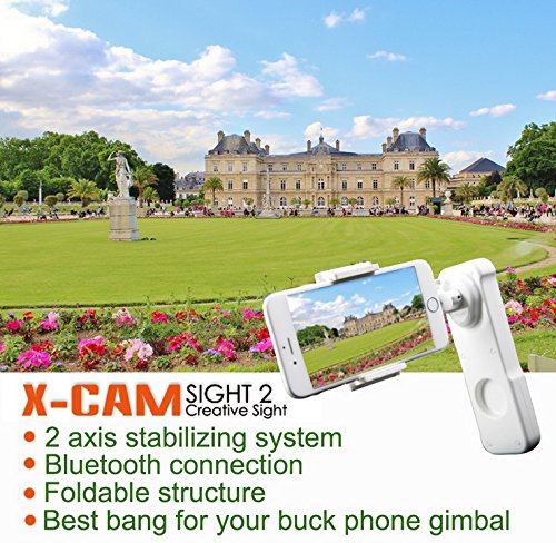 Stabilizzatori Portatile Per Smartphone giunto cardanico x-cam SIGHT2 stabilizzatore palmare per smartphone(uguale o inferiore a 5.5 in) ,2 Axis pieghevole giunto cardanico del giunto cardanico o iPhone cardanico