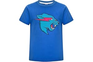 DELANHON Bambini Ragazzi Famoso Youtuber Gamer Esprots Logo Lightning Cat Print Tshirt Ragazze Estate 100% Cotone Top tees