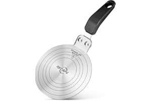 RECAPS Płyta indukcyjna adapter indukcyjny 13 cm płyta indukcyjna do dzbanków do kawy i naczyń kuchennych na płytach indukcyjnych ze stali nierdzewnej