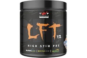 TWP Nutrition Platinum Series LFT V2, High Stim Strong Pre Workout, 390g and 30 Servings, 9 Great Flavours (Fantasy Twist)