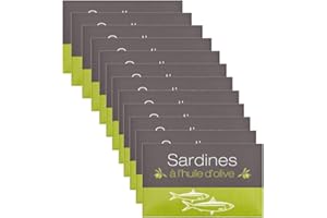 Lot 12x Sardines à l'huile olive - Maroc - conserve 125g