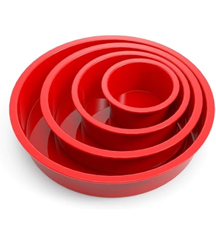 Lot De 3 Moules Ronds En Silicone Pour Friteuse à Air 102 Cm Moules à