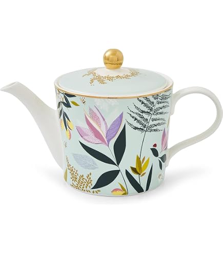 Sara Miller SM79259-XD Portmeirion Medium vase Chelsea Collection Bird in Tree, Porcelain