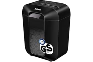 ‎FELLOWES Fellowes Aktenvernichter 9 Blatt (P4), Papierschredder mit Partikelschnitt für Homeoffice, Powershred LX50, Schredder mit 17L Papierkorb und Sicherheitssperre, LX AktenvernichterDesign Serie, schwarz