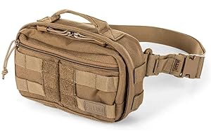 5.11 Rush MOAB 3 Sling Bag 4L Marrón – Bolso de Hombro táctico con Sistema MOLLE – Compatible con CCW – Versátil y Robusto – Ideal para EDC, Actividades al Aire Libre, misiones y Ocio