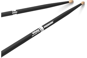 ProMark Schlagzeug Sticks - Mike Portnoy Drum Sticks - ActiveGrip - Wird klebriger, wenn die Hände schwitzen - Active Grip Finish, Ovale Holzspitze, Hickoryholz - 1 Paar