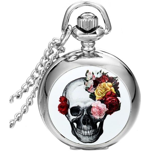 Montre De Poche Quartz Pendentif Collier - Motif Moto Cool Pour Motard - Alliage Couleur Cuivre - Longueur 80 Cm Avec Sac Cadeau