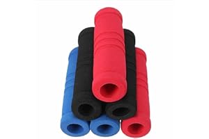 FYHJNC 3 Pair Bicycle Handlebar Grip, Shock Absorption Foam Sponge Cover for Mountain Beach Cruiser Scooter E-Bike