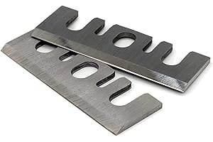 Gancon Planer Blades - 3-1/4'' HSS Resharpenable Hand Planer Knives Blades, for Hitachi P20ST, P20SF, P20SB, P20A, FP20SA, 2pcs