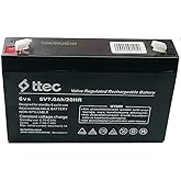 Ttec 6V 7Ah Bakımsız Kuru Ak&uuml;