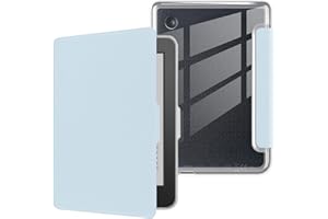 YOUNGME Case for 6" Kobo Clara BW 2024 Released, Ultra Clear Soft Flexible Transparent TPU Back Cover with Auto Sleep/Wake for Kobo Clara BW, Light Blue