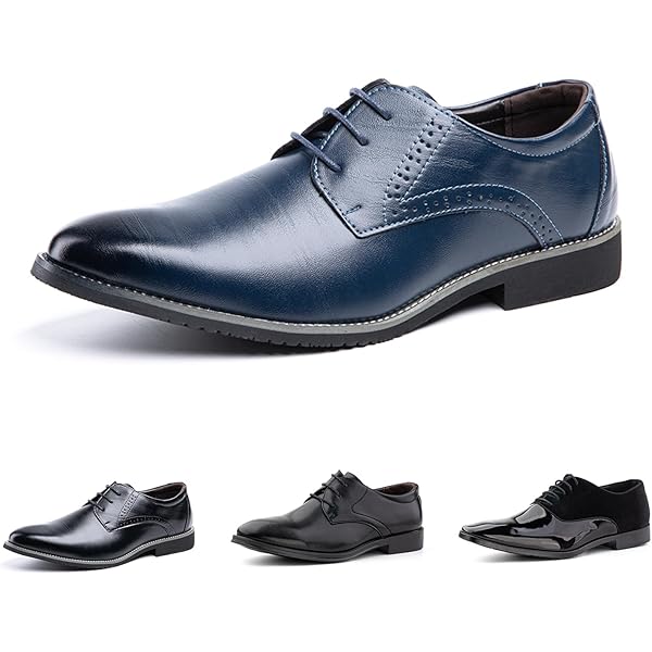 Scarpe Uomo Eleganti In Pelle - Oxford Classiche Per Cerimonia E Lavoro - Foto 7