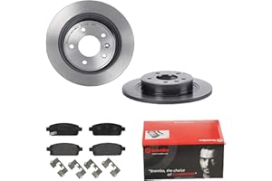 2 Bremsscheiben Voll 292 mm + Bremsbeläge Hinten von Brembo Voll (1420-54131) Bremsensatz Bremsanlage Bremsen-Kit,Bremsenset, Bremsscheiben, Bremsbeläge, Bremsen-Set, Beläge, Bremsbelag,