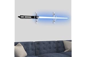 DFDVYE Support de sabre laser support mural en plexiglas transparent Katana stand sabre laser support mural Wand Wakizashi présentoir 1 couche, transparent