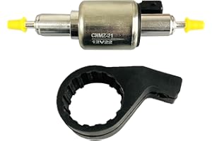 JYCONNECTS 12V Kraftstoffpumpe 22ML für Diesel Standheizung 2KW 5KW 8KW – Geräuscharme Dieselpumpe für Auto, Wohnmobil, LKW, Boot mit Ölpumpendeckel