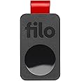 Filo Tag - Localizzatore Bluetooth per Chiavi - Batteria Sostituibile - per iOS e Android - Colore Nero