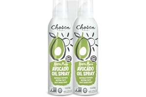 E.U. XTORES Chosen Food Avocado Oil Cooking Spray, 2 x 383ml