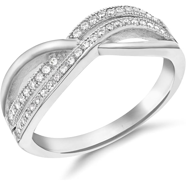 Bague Nœud De Sorcière En Argent 925 Avec Pierre De Lune - Bijou Païen, Protection Et Chance - Taille 10