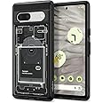 Spigen Ultra Hybrid Back Cover Case Compatible With Google Pixel 7A(Tpu + Poly Carbonate|Zero One),Black