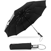 Destinio Umbrella for Man - Large Size, Fully Automatic, Windproof Fibreglass Ribs, UPF 50+ Sun Protection, Premium 210T Pong