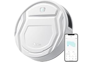 ‎LEFANT Lefant M210 Robot odkurzający, 7,8 cm bardzo smukły, 1800Pa Silne Zasysanie, kompatybilny z Wi-Fi/App, automatyczne ładowanie, cichy, Idealny do Sierści Zwierząt, Twardych Podłóg i Dywanów