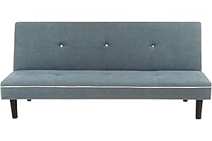 Home Heavenly - Sofá Cama Sol Clic clac 3 plazas, sofá Cama economico, Moderno, Plegable Color Gris