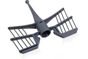 ICYWINK Farfalla miscelatrice,Farfalla Accessori per Robot da Cucina, Frusta Sbattitore Farfalla di Ricambio, Compatibile con Robot da Cu/cina Mon/sieur Cuisine Connect,Tm5 Tm6 TM21 Tm31 (grigio)