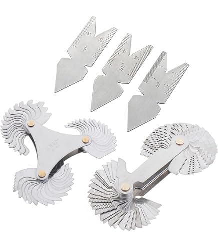 1756 | MikronTec , 52 Blades Thread Pitch Gauge, Whitworth/Metric