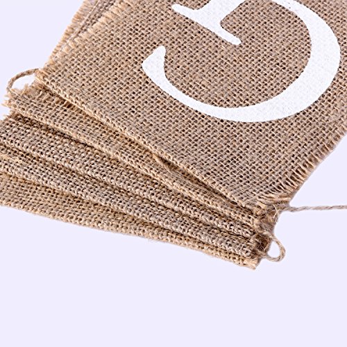 eBoot Gifts Banner Gifts Bunting Sackleinen Geschenke Zeichen für Hochzeit Party Baby Dusche Bridal Dusche Engagement Bachelorette Ruhestand Geburtstag Party Angebot - 3