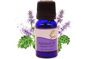 SVATV - Olio essenziale per aromaterapia, patchouli, olio profumato per diffusori di fragranze, yoga, massaggi, fai da te e cura della persona, 10 ml