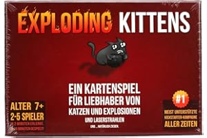 Asmodee Exploding Kittens Gra karciana, Niemiecki