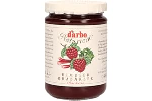 DARBO D'Arbo Naturrein Konfitüre Himbeer-Rhabarber 450 g