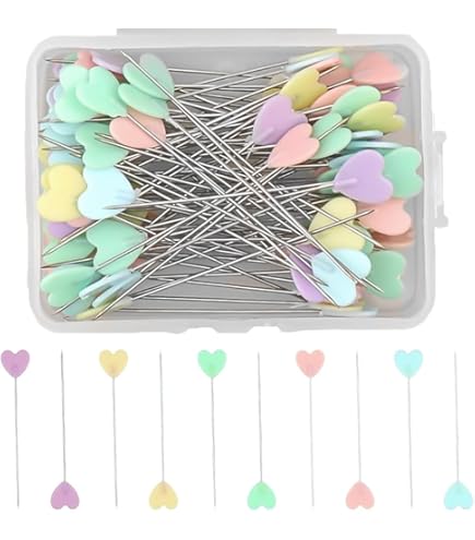 Spilli Da Cucito Con Testa Colorata - 300 Pezzi In Scatola - Per Tessuto, Craft E Fai Da Te - Foto 10