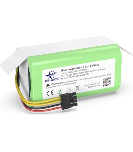 Batteria Ricambio 3000mAh Per Robot Aspirapolvere Cecotec Conga E Proscenic | Compatibile Con 1290, 1390, 1490, 1590, 780T, 790T - Foto 7