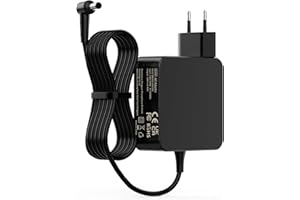 VUOHOEG Przenośna ładowarka 65W do ASUS VivoBook F555L F550C F551C F552C F554L X550C X550L X551C X552C X552L X554L X555L AD887020 ADP-65C DW EXA1200Zasilacz 8EH 19 V 3,42 A