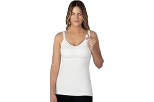 BRAVADO DESIGNS Bravado! Basics Women's Seamless Maternity Nursing Tank Top Cami for Breastfeeding with Adjustable Straps, S-XXL