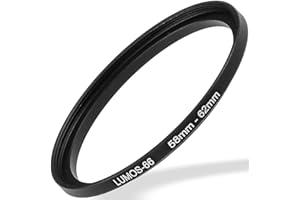 JIEYONGXIANG Lumos Step up Ring 58-62 - Metall Filteradapter matt schwarz von Kamera Objektiv mit 58mm Filtergewinde auf 62mm Filter Zubehör Adapter, 258062