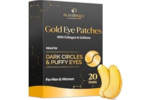 PLANTIFIQUE Patch Occhi Anti Occhiaie Donna e Uomini - Maschera Occhi Anti Patch Occhiaie e Borse - Eye Patch Skin Care Kit Viso da 20 - Maschera Contorno Occhi - Maschera Occhi Antirughe e Borse Occhi Sgonfia