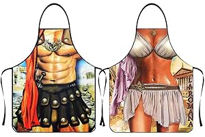 Anzhee Sexy BBQ Apron Creative Cooking Apron Kitchen Apron Barbecue Apron Funny Motif Apron Bib Apron for Men Women Party Costume Funny Apron for Friend Women Men Novelty Funny Apron Gift
