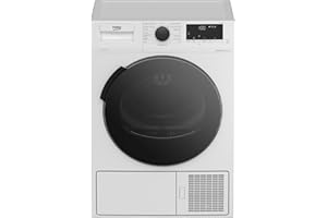 Beko DHC946GX b300 Wärmepumpentrockner, Wäschetrockner, 9 kg, Frontlader, AquaWave Schontrommel, Hygiene Trocknen & Hygiene Auffrischen, 15 Programme, Weiß