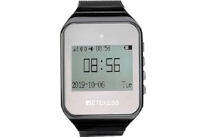 Retekess TD108 Restaurant Pager System, Wywołanie Kelnera, Portugalski Angielski, 72H Czas Czuwania, Nadaje się do Restauracja, Hotel, Kawiarnia