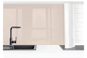 Bilderwelten Küchenrückwand Folie Glänzend 50x150 cm Macchiato Spritzschutz Fliesenspiegel Küche-Rückwand Motiv Klebefolie